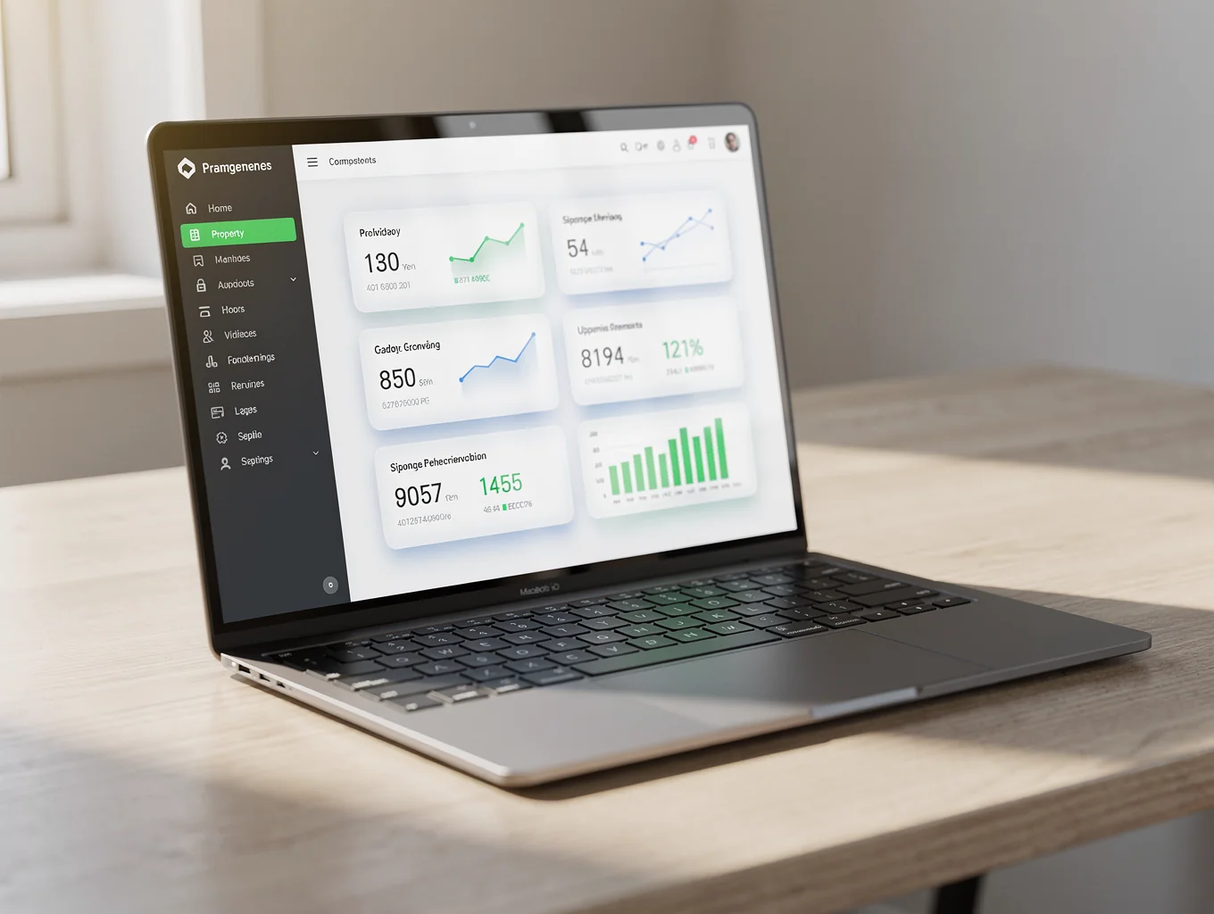 Clean modern web interface showing engineering data